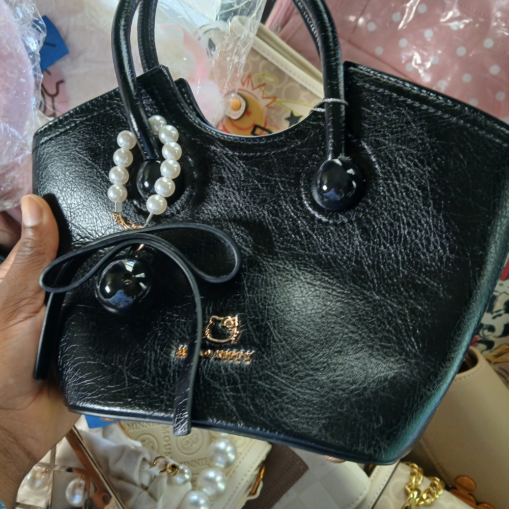 Hello Kitty Black Mini Bag with Elegant Design